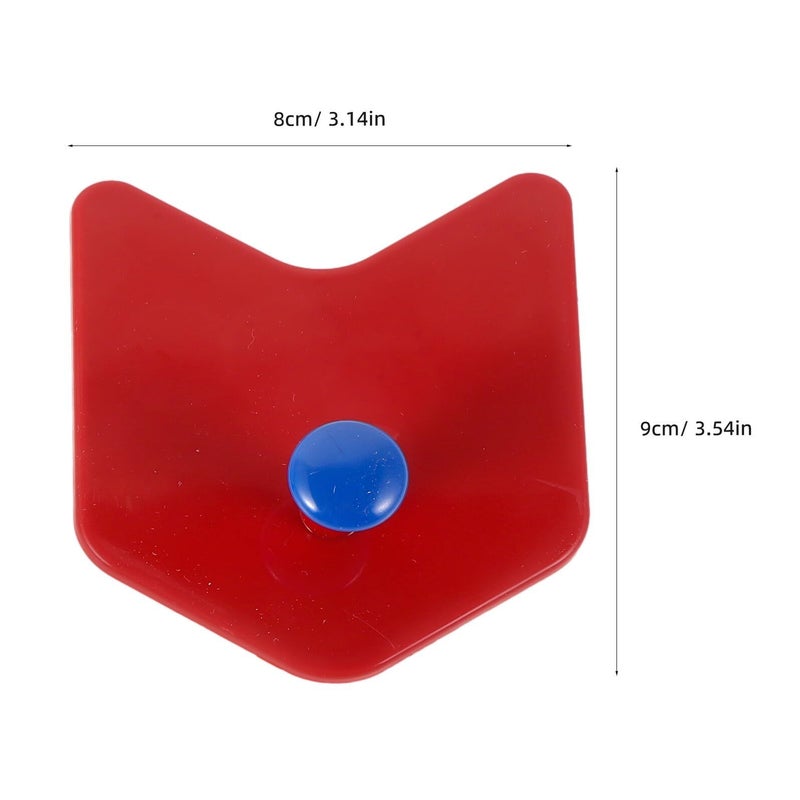 No Drill Sticky Wall Hooks 3pcs Plastic Adhesive for Towels Keys Home Organization Random Color - Image 3