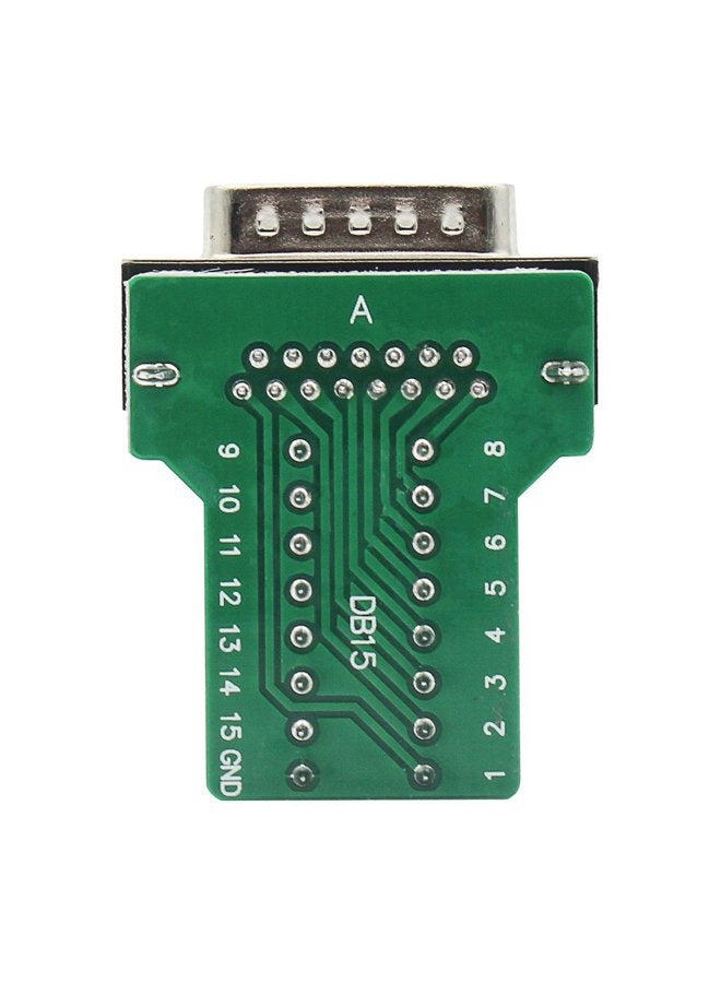 YIOVVOM DB15 breakout Connector Male Adapter 15-pin Port Adapter to Terminal Connector Signal Module With case(Male Connector, Screw With case) - Image 3