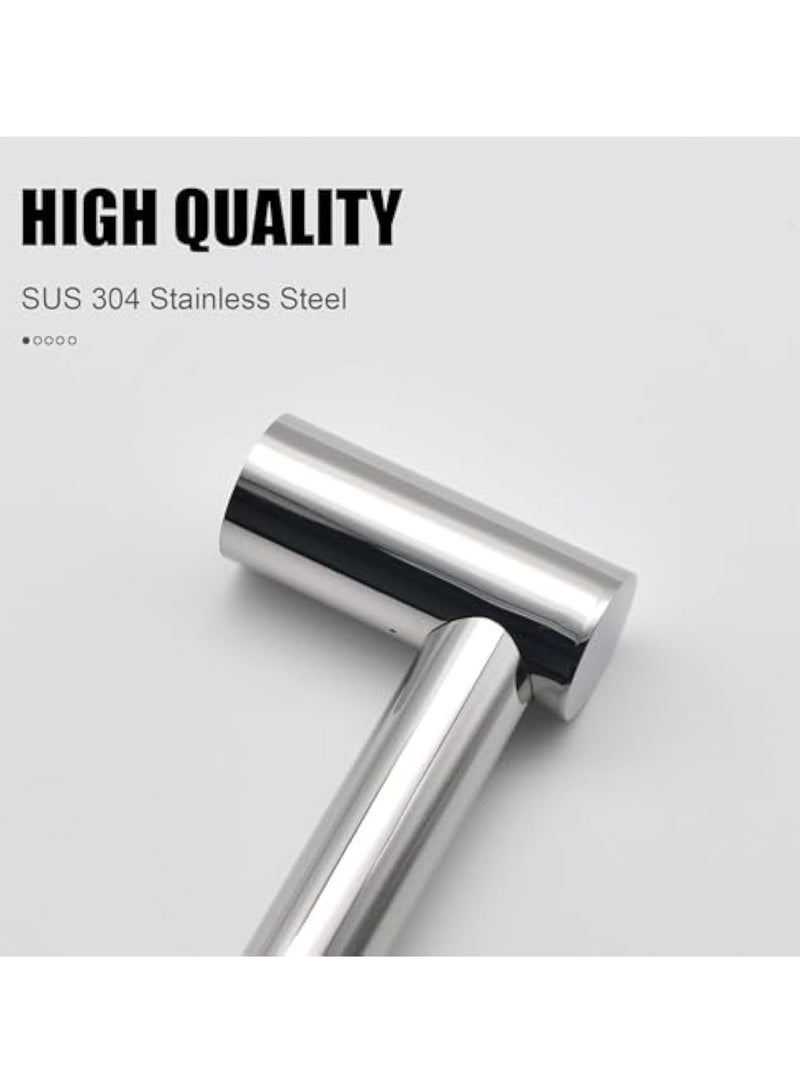 كابتن تيك Bathroom Towel Bar,Adjustable 304 Stainless Steel Towel Holder, Adjustable 11.8 to 24.8 Inch,Modern Home Decor Towel Rod Bathroom Hardware Accessories (Silver) - Image 3