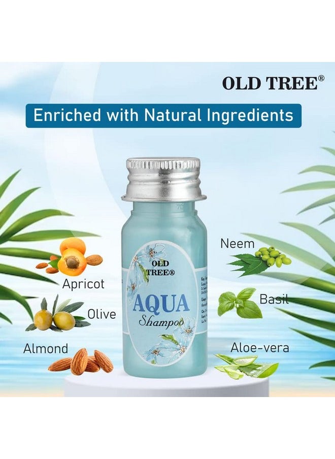 أولد تري مجموعة أدوات العناية بالشامبو والحمام من Old Tree Aqua Hotel سعة 35 مل - (عبوة من 50 زجاجة) | شامبو شعر صغير الحجم للسفر، وغرفة الفندق، ومستلزمات الضيوف | وسائل الراحة والإكسسوارات الخاصة بالفندق  - Image 4