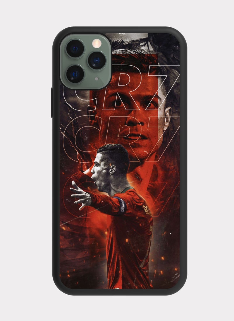 بكسلات كفر ايفون 11 برو ماكس كرستيانو رونالدو احمر - Image 1