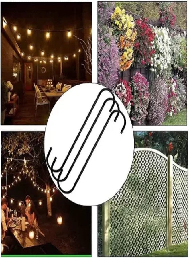 BOGEN LITE Long Metal S Hooks Hanging Plant Extension Hooks for Kitchenware Utensils Closet and Flower Basket Garden Indoor Outdoor Uses (5) - Image 4