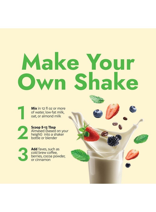 Almased Vanilla Meal Replacement Shake - Low-Glycemic High Plant Base Protein Powder- Nutritional Weight Health Support Supplement - Vanilla Flavor - 17.6 oz (1.1 Pound (3 Pack)) - Image 2