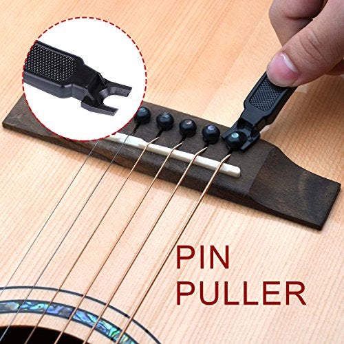 SAPHUE Black 3 in 1 Multifunction Guitar String Winder String Cutter Pin Puller,MusicOne ¡­ - Image 4