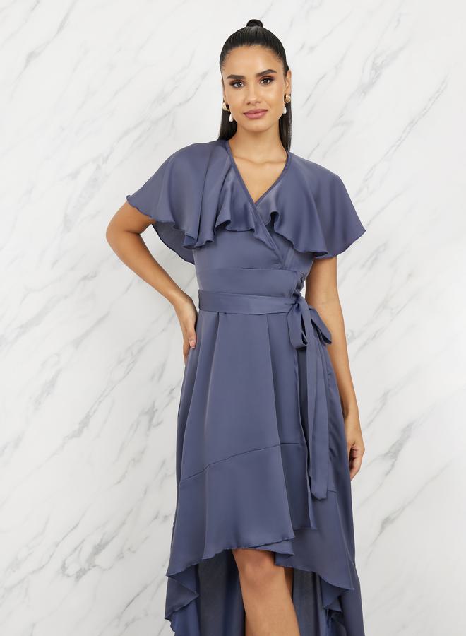 Styli Ruffled High-Low Dress  - Image 2