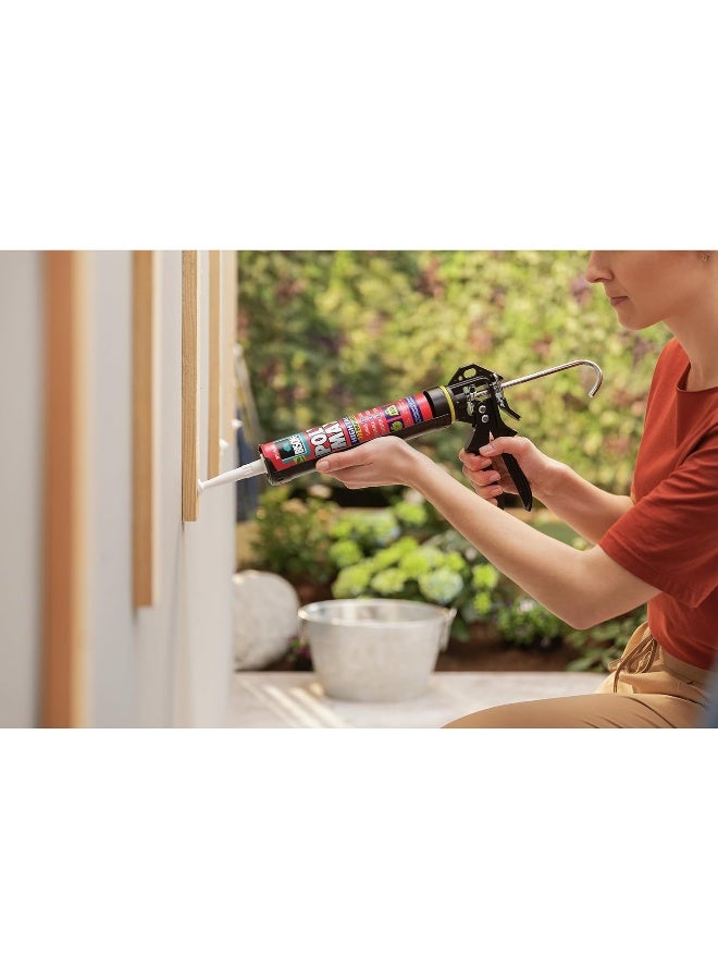 Bison Poly Max High Tack Express Construction Adhesive & Sealant Tube – 165g – Strong Instant Grab, Fast Curing, All-in-One Fixing Solution - Image 4