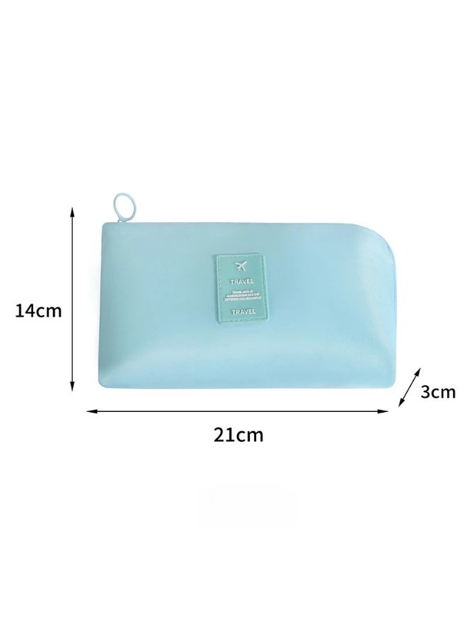 Travel Digital Organizer Pouch Multi-Compartment Design Durable Fabric and Tidy Storage for Cables Chargers Earphones and More - Image 4