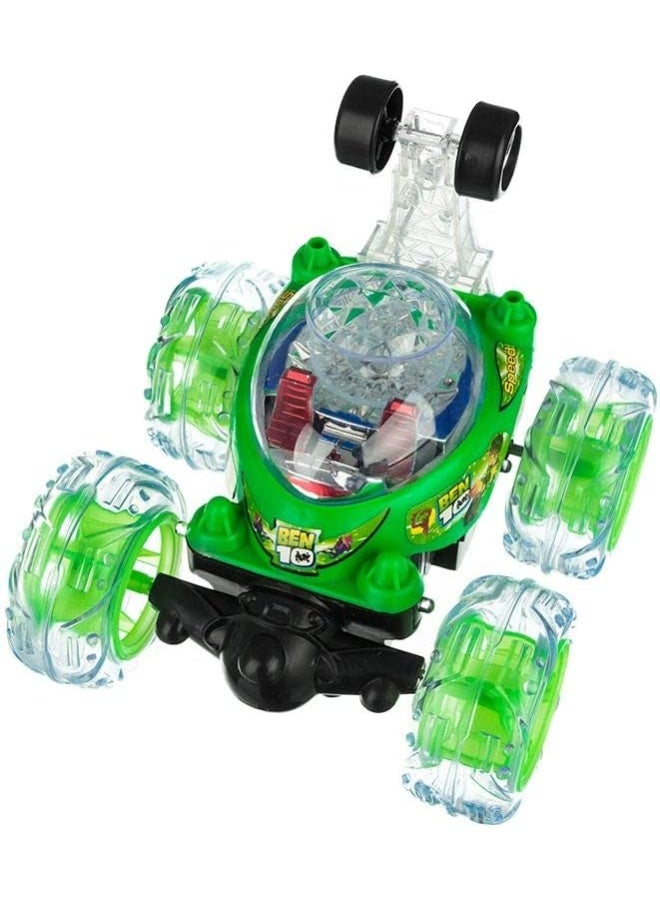 تشايلد توي سيارة سباق قوية من بن تن، تعمل بالتحكم عن بعد، متينة وقوية، عالية الجودة - متنوعة، 10×8 سم - Image 1