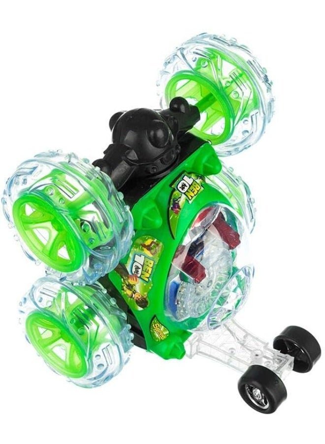 تشايلد توي سيارة سباق قوية من بن تن، تعمل بالتحكم عن بعد، متينة وقوية، عالية الجودة - متنوعة، 10×8 سم - Image 3