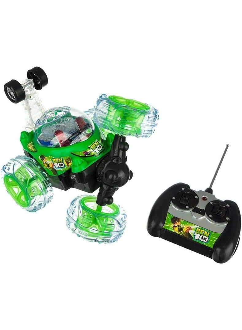 تشايلد توي سيارة سباق قوية من بن تن، تعمل بالتحكم عن بعد، متينة وقوية، عالية الجودة - متنوعة، 10×8 سم - Image 2