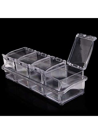 Keskriva Masala Container Crystal Seasoning Box Acrylic Transparent Spice Jar Box Case Set Storage Container Condiment Jars Dispenser For Salt Sugar Cruet With Cover With Serving Spoons 2 Ml - pzsku/Z7844BB5C1C3E0C8877E5Z/45/1748265143/1726fb6e-7a70-4f65-beda-96c4983b036d