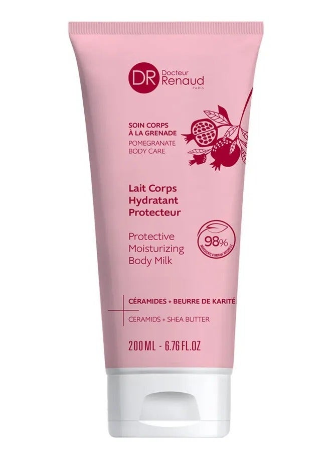 Dr. Renaud Protective Moisturizing Body Milk To Intensely Nourishes While Strengthening Your Skin's Protective Barrier With The Delicious Pomegranate Scent 200 - Image 1