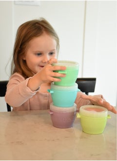 melii Baby Food Containers - Versatile Multi Colored Pods For Portioning, Snacking And Beyond  - Image 2
