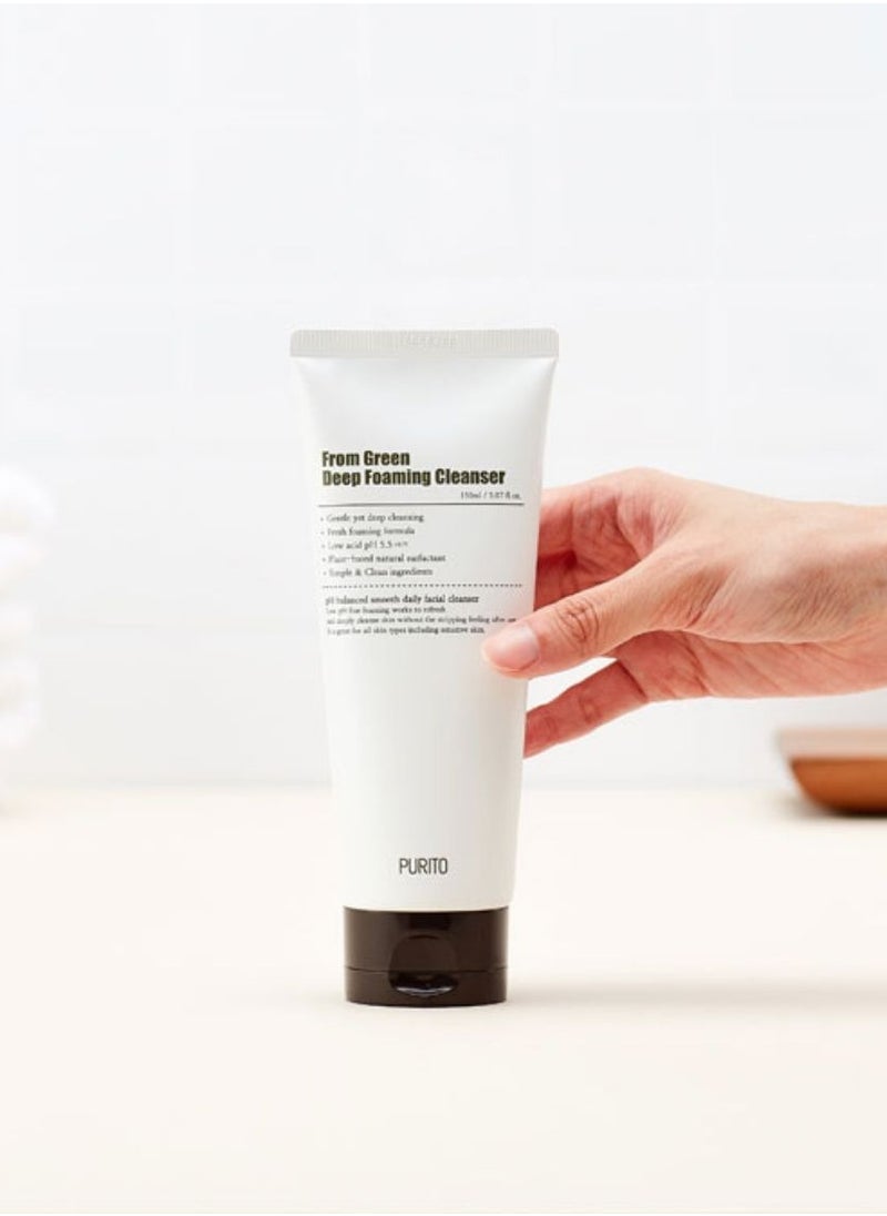 PURITO - PURITO From Green Deep Foaming Cleanser [150ml] - Image 1