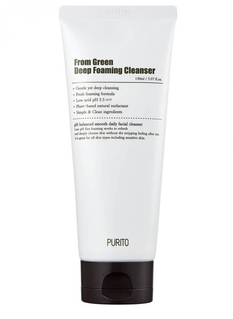 PURITO - PURITO From Green Deep Foaming Cleanser [150ml] - Image 1