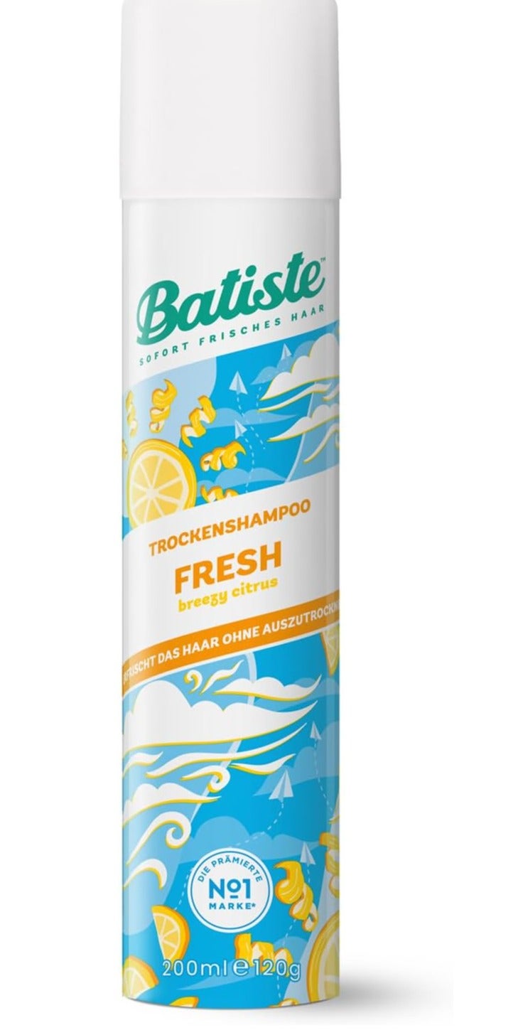 Batiste Dry Shampoo, Fresh Fragrance 200ML Packaging May Vary - Image 1