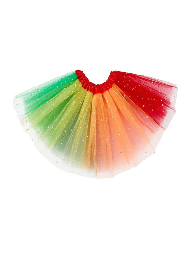 Zando Rainbow Tutu for Toddler Girls Pride Tutu Rainbow Skirt for Girls Kids 4 Layers 2-8 Years Princess Halloween Fluffy Tulle Dance Skirt Birthday Party Ballet Affordable - Image 1
