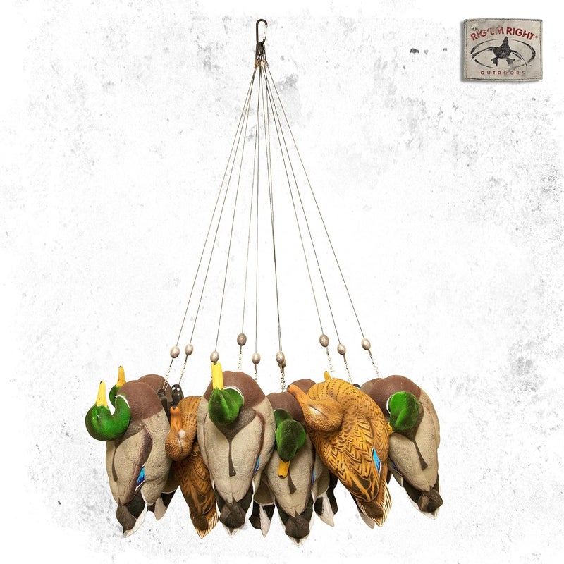 Rig Em Right Rig'Em Right Waterfowl Do-It-Yourself Custom Texas Style Decoy Anchor Rigging System - Build 3-Dozen, Eight Foot Long Rigs - Image 4