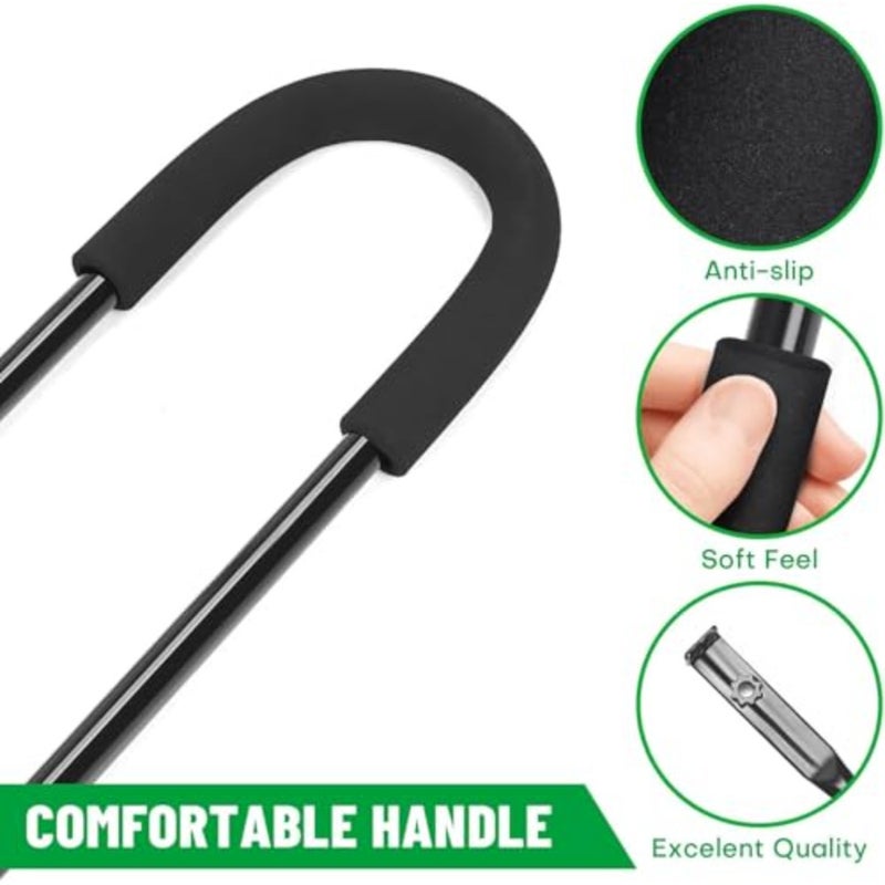 Bike Training Handle, Adjustable 27.5-35 Multi-Position Balance Push Bar for Learning to Ride, 4-Level Height Settings for Aged 3-8 Years - Image 4