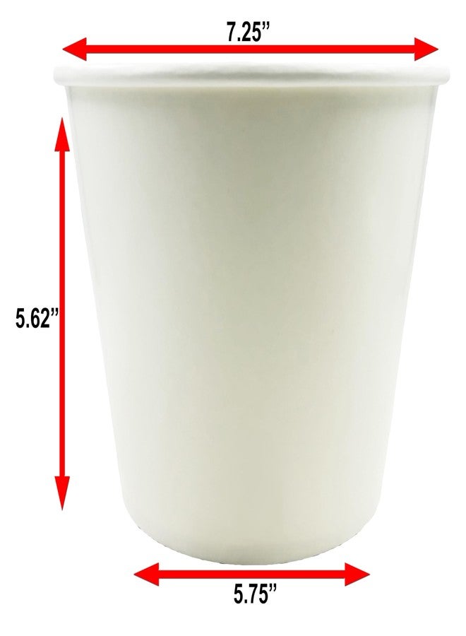 Bits N Things White Paper Ice Bucket | Disposable | 5 lb. Capacity | 20 Count - Image 3