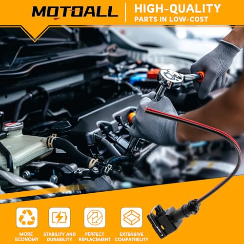 MOTOALL Fuel Injector Connector EV1 OBD1 Plug Wire Harness Pigtail Wiring Loom Clip Cut & Splice 2-Wire Female - 8pcs - Image 2
