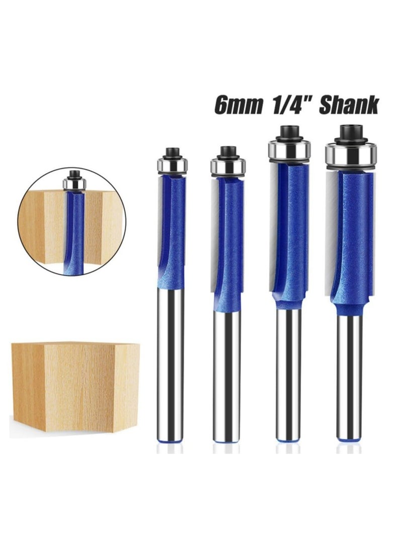 T&Y Flush Trim Router Bit Set 6/8 Inch Shank Top Bearing Flush Trim Router Bit - Image 4