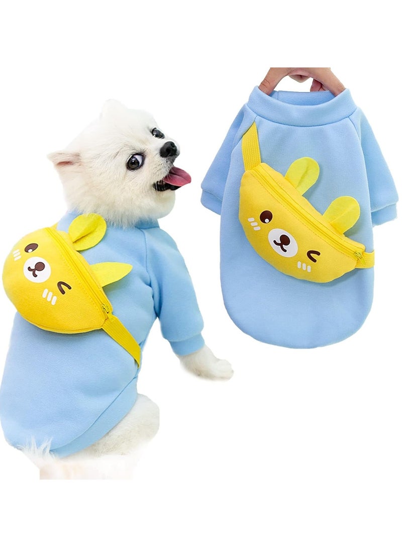 RATSAW Cute Dog Clothes Breathable Soft Dog Costume Pet Pullover Jumper Cat Clothes for Small Dogs Girl Boy Puppy S  - Image 1