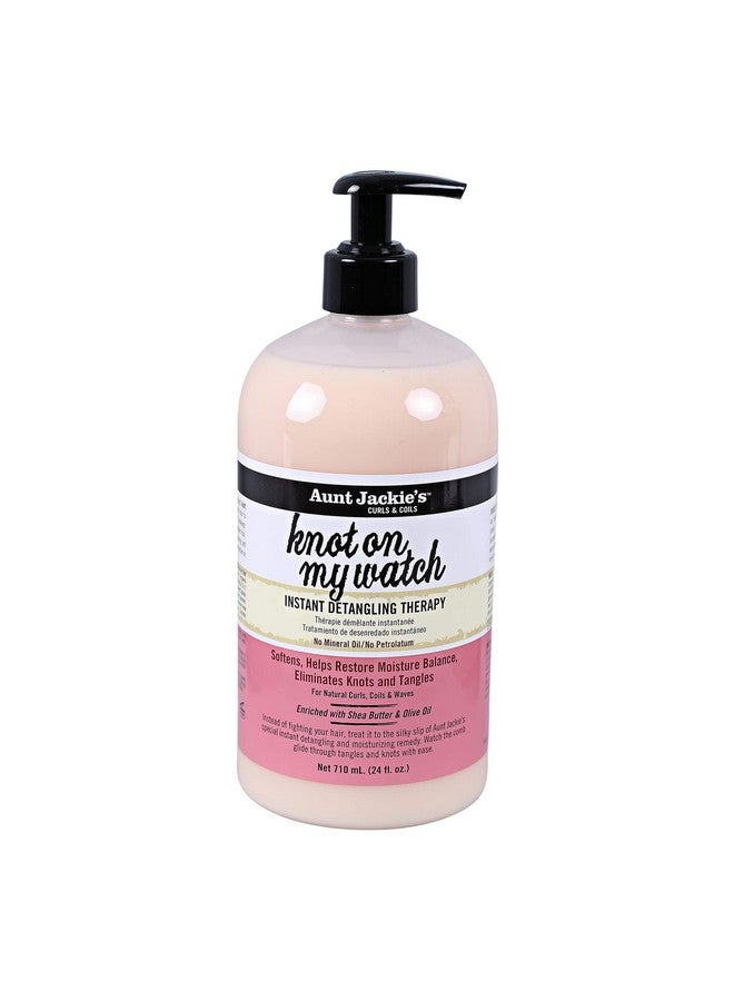 تجعيدات وتجعيدات العمة جاكي عقدة على ساعتي، مضخة عائلية كبيرة 24 أونصة، علاج فوري لفك تشابك الشعر من أجل تجعيدات طبيعية وتجعيدات وتموجات، لون وردي...