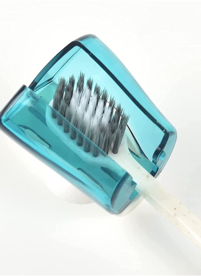 Generic Travel Toothbrush Head Covers Case - Portable Electronic and Manual Toothbrush Case Box with Suction Cup for Home and Outdoor (3PCS)  - Image 5