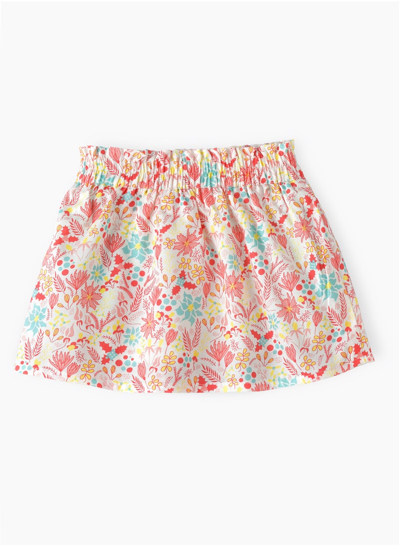 Jelliene Sunshine Twirls: Girls' Flowy Viscose Skirt Breezy Comfort & Springtime Flair  - Image 2