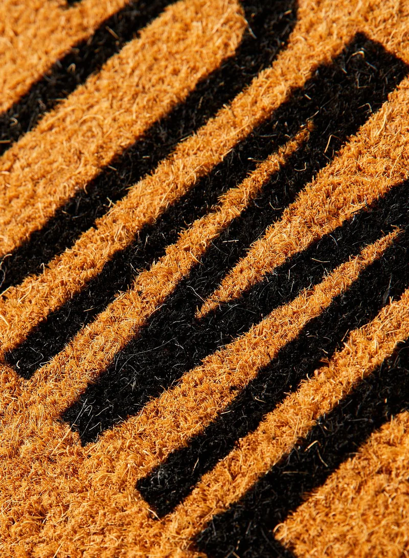 present time Welcome Door Mat
