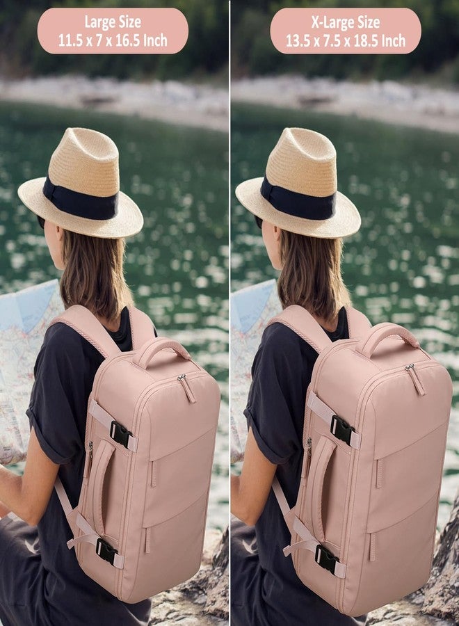 Tenot Travel Carry on Backpack, Laptop Backpack Flight Approved Personal Item Backpack, Pink, Large-15.6 Inch, Travel Backpacks - Image 5