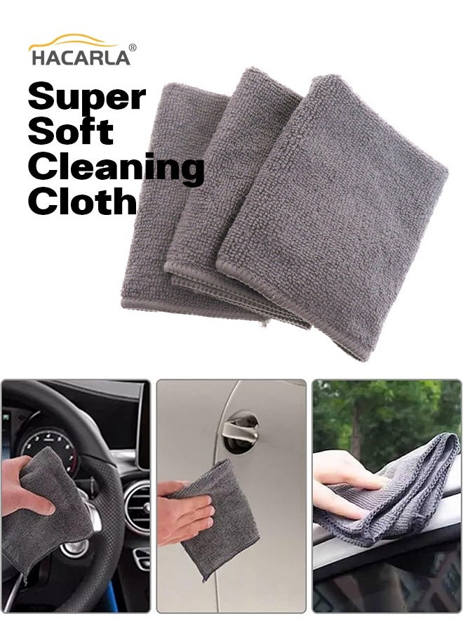12 Pcs Car Wash Cleaning Kit Automotive Detail Brushes Rim Cleaner Exterior