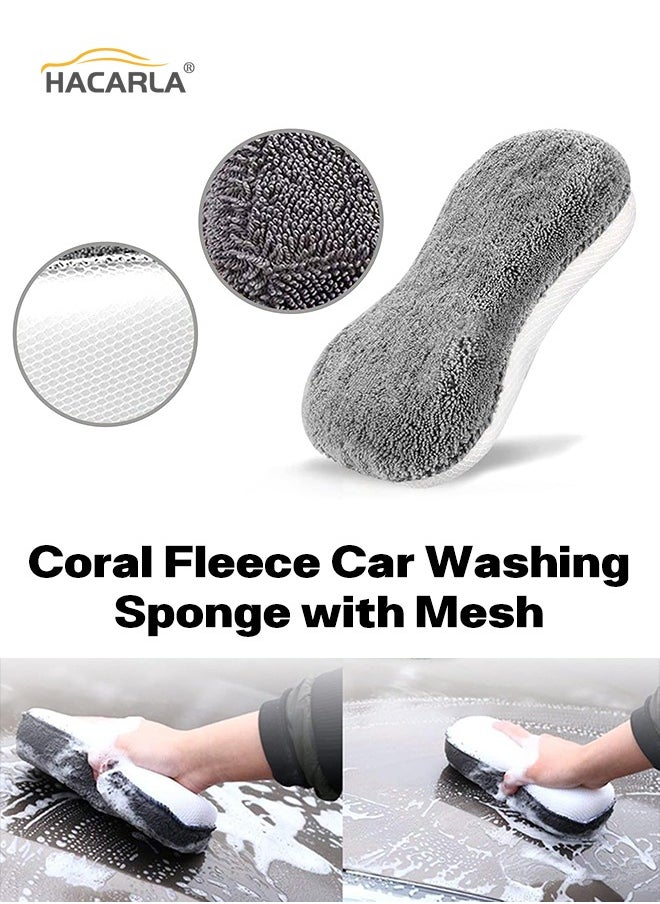 12 Pcs Car Wash Cleaning Kit Automotive Detail Brushes Rim Cleaner Exterior