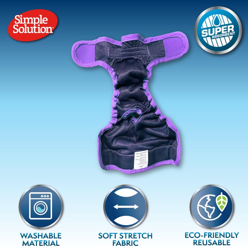 Simple Solution Washable Female Dog Diaper, Small, 1 pack - Image 2