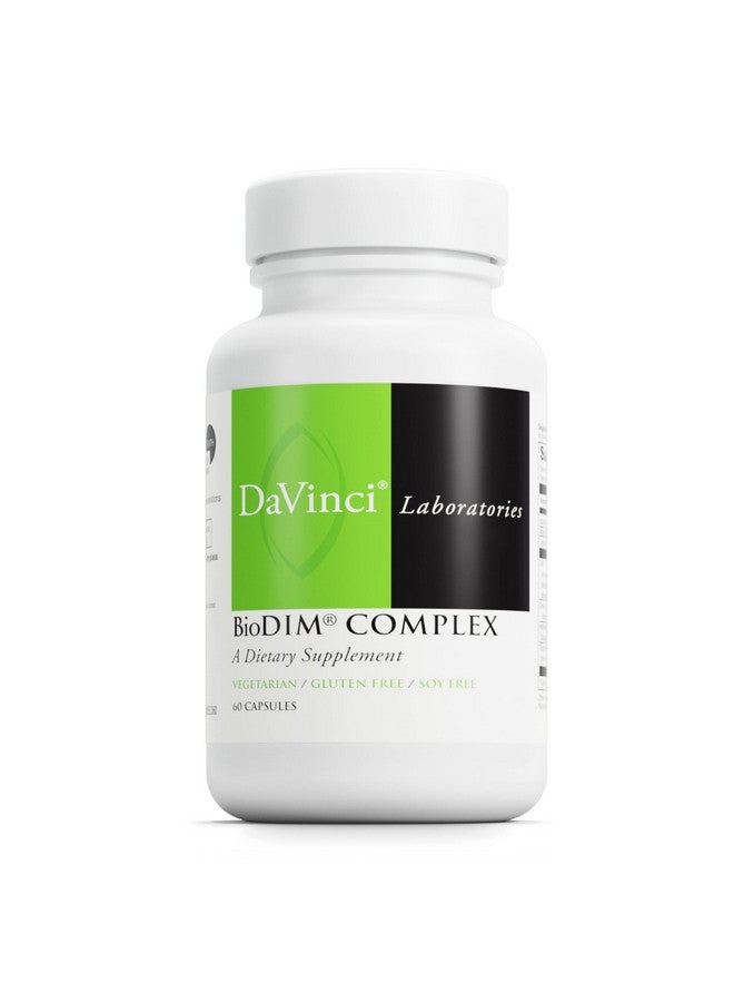 DAVINCI Labs BioDIM Complex - Hormone Support Supplement with Vitamin D3, DIM, Green Tea Extract, Vitamin E, Calcium, HMRlignan & Trans-Resveratrol* - 60 Capsules (30 Capsules) - Image 1