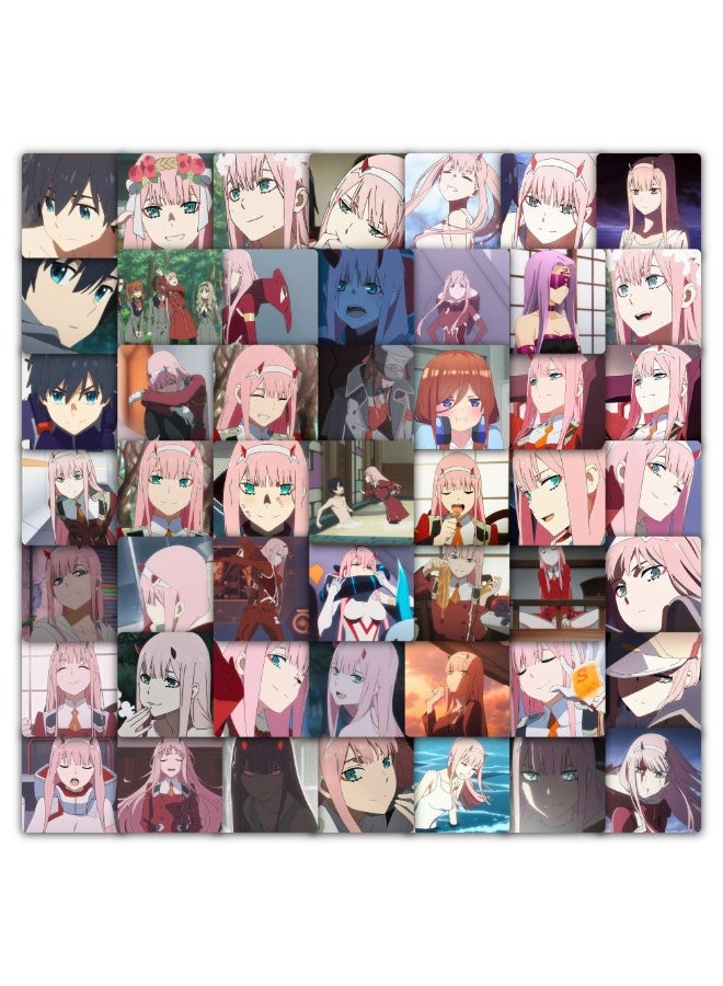 NIBEMINENT 59 Pcs DARLING In The FRANXX Deco Kit Waterproof Stickers, High Definition Printing Bright Colors, Suitable for Laptop Skateboard Luggage Water Bottle Guitar DIY - Image 2