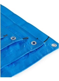 Adige Waterproof PVC-Paraffin Canopy Tent-Awning-Canvas Blue 10 x 20 M  - Image 1