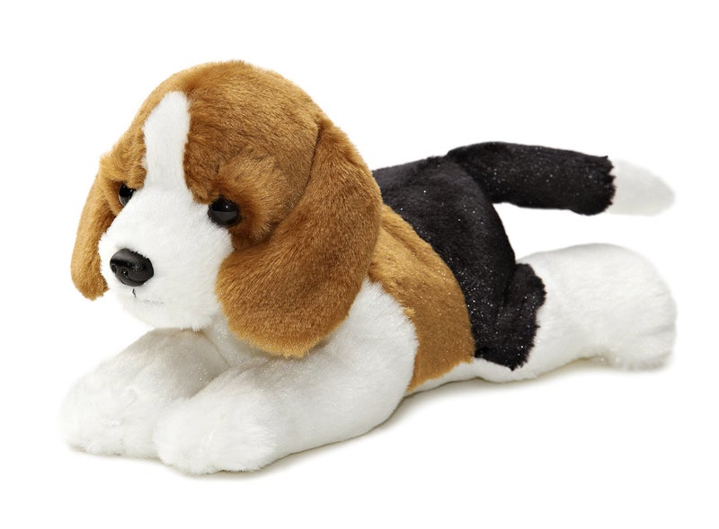 Aurora® Adorable Mini Flopsie™ Homer™ Stuffed Animal - Playful Ease - Timeless Companions - Brown 8 Inches - Image 3