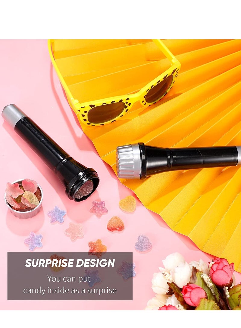 Excefore 6 Pack Plastic Microphones Bulk Toy Microphone Set Birthday Party Favors 5.7 Inch Pretend Play Plastic Mics for Karaoke Fun Goody Bag Fillers for Boys Girls - Image 5