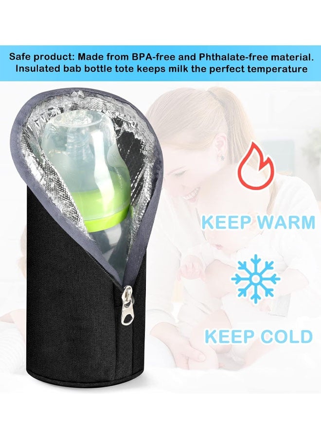 Baby Bottle Cooler Tote Bags, Insulated Breastmilk Cooler Bag, Nursing Bottle Cooler Warmer Bag For Nursing Mom Daycare Travel - Image 4