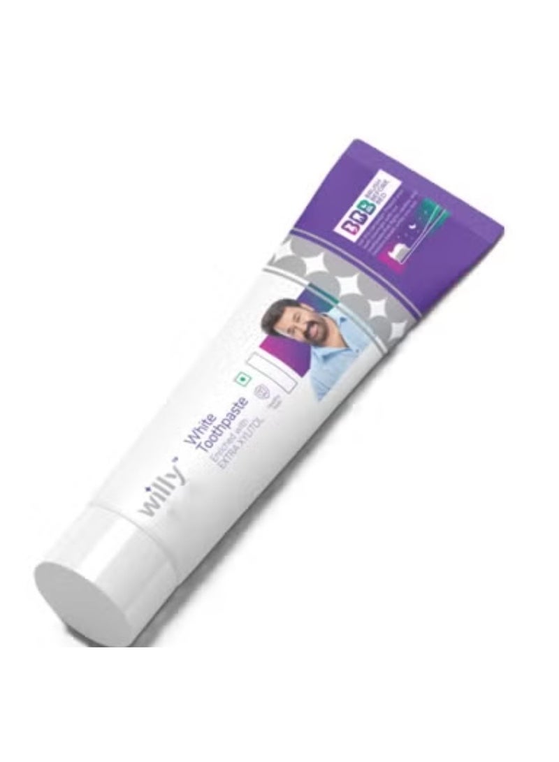 Willy White Toothpaste with Extra Xylitol 100g + 40g Free – Pack of 2 - Image 3