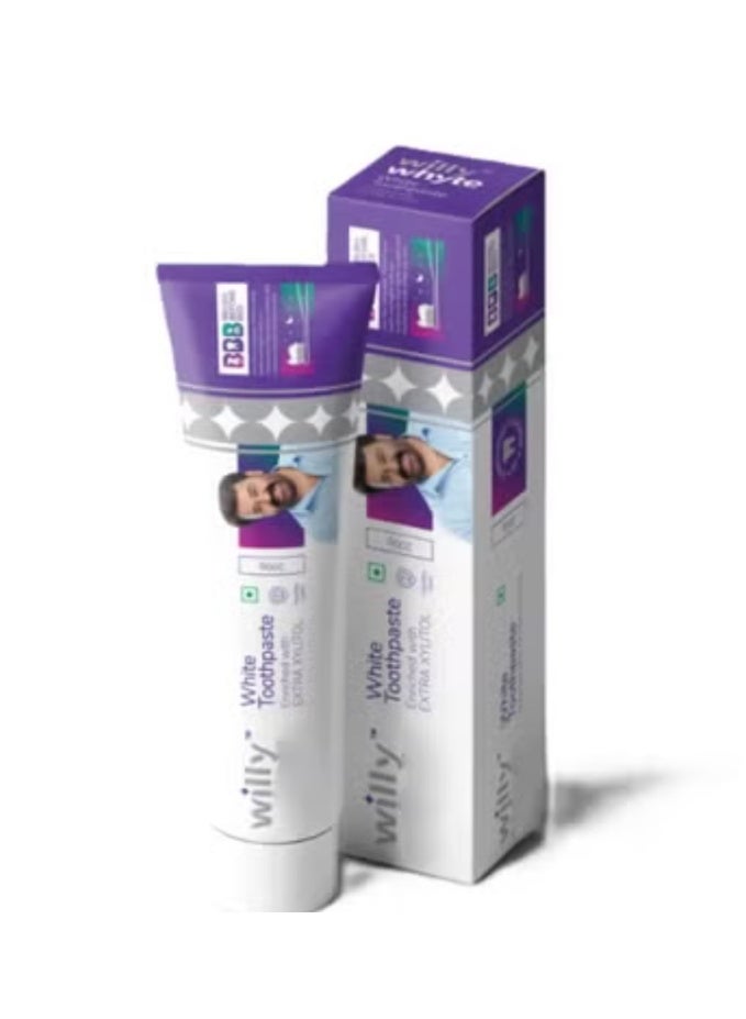Willy White Toothpaste with Extra Xylitol 100g + 40g Free – Pack of 2 - Image 5
