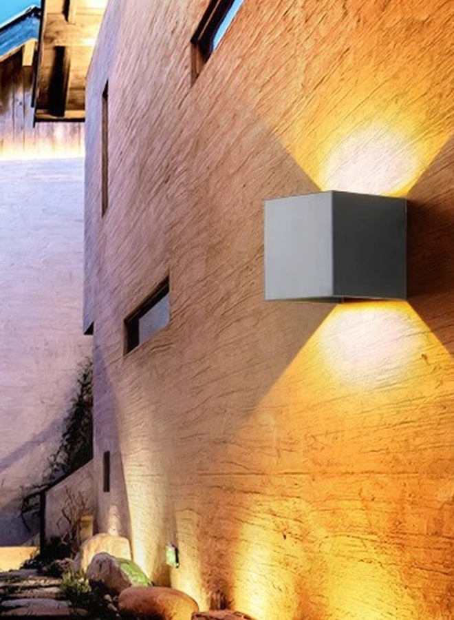 مصباح حائط LED خارجي، مقاوم للماء IP65 مع مصابيح حائط شعاع قابلة للتعديل، داخلي/خارجي، غرفة المعيشة، غرفة النوم، السلالم، الممر، ضوء أبيض دافئ، 5 واط × 2 - Image 5