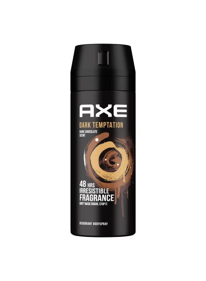 AXE Dark Temptation Deodorant and Body Spray for Men, 150 ml - Image 1