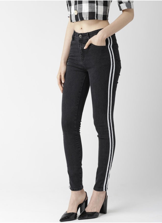 Hubberholme Black Jeans For Women 