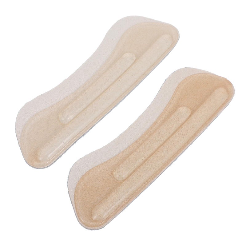 Beige Wear Resistant Self Adhesive Heel Cushions Anti Slip Design For Large Shoes - Image 2