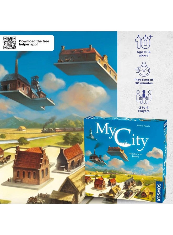 Thames & Kosmos ثيمز وكوسموس مدينتي | مناسب للعائلة | لعبة لوحية إرثية | ألعاب كوسموس | من 2 إلى 4 لاعبين | للأعمار من 10 سنوات وما فوق | مصمم حائز على جوائز راينر كنيزيا - Image 2