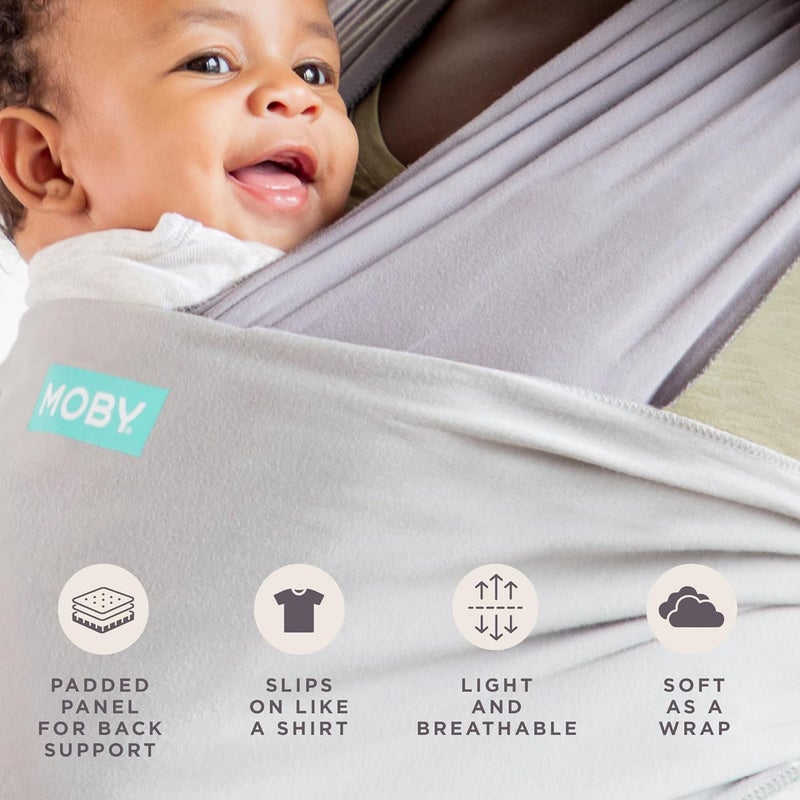 MOBY Easy Wrap Inward & Outward-Facing Baby Carrier Sling - Image 4