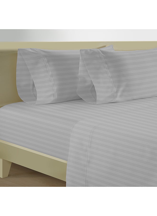 AMBRA Ambra 400TC cotton fitted sheet   120*200, grey 